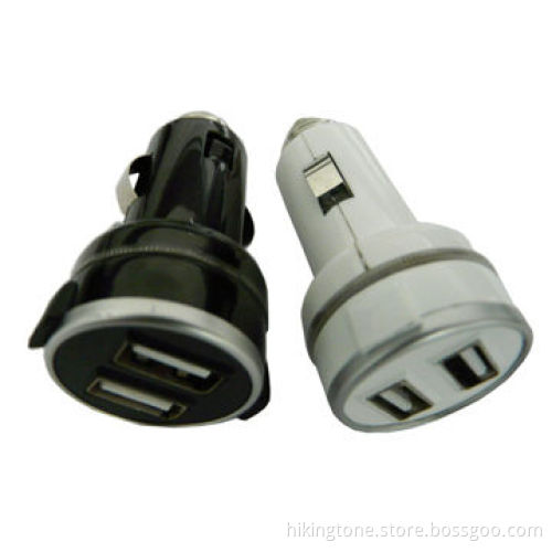 Car charger for iPhone, with output of 1+1A